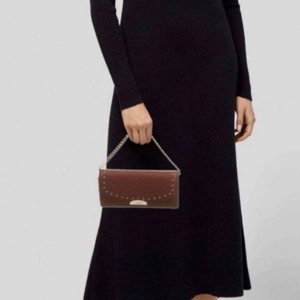 KATE SPADE West Street Milou Wallet On A Chain Clutch Port
Brown EUC